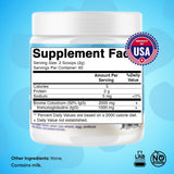 Vitamatic Bovine Colostrum Powder packaging side view