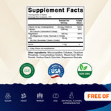 Vitamatic Calcium Magnesium Zinc Vitamin D3 Supplement bottle side view