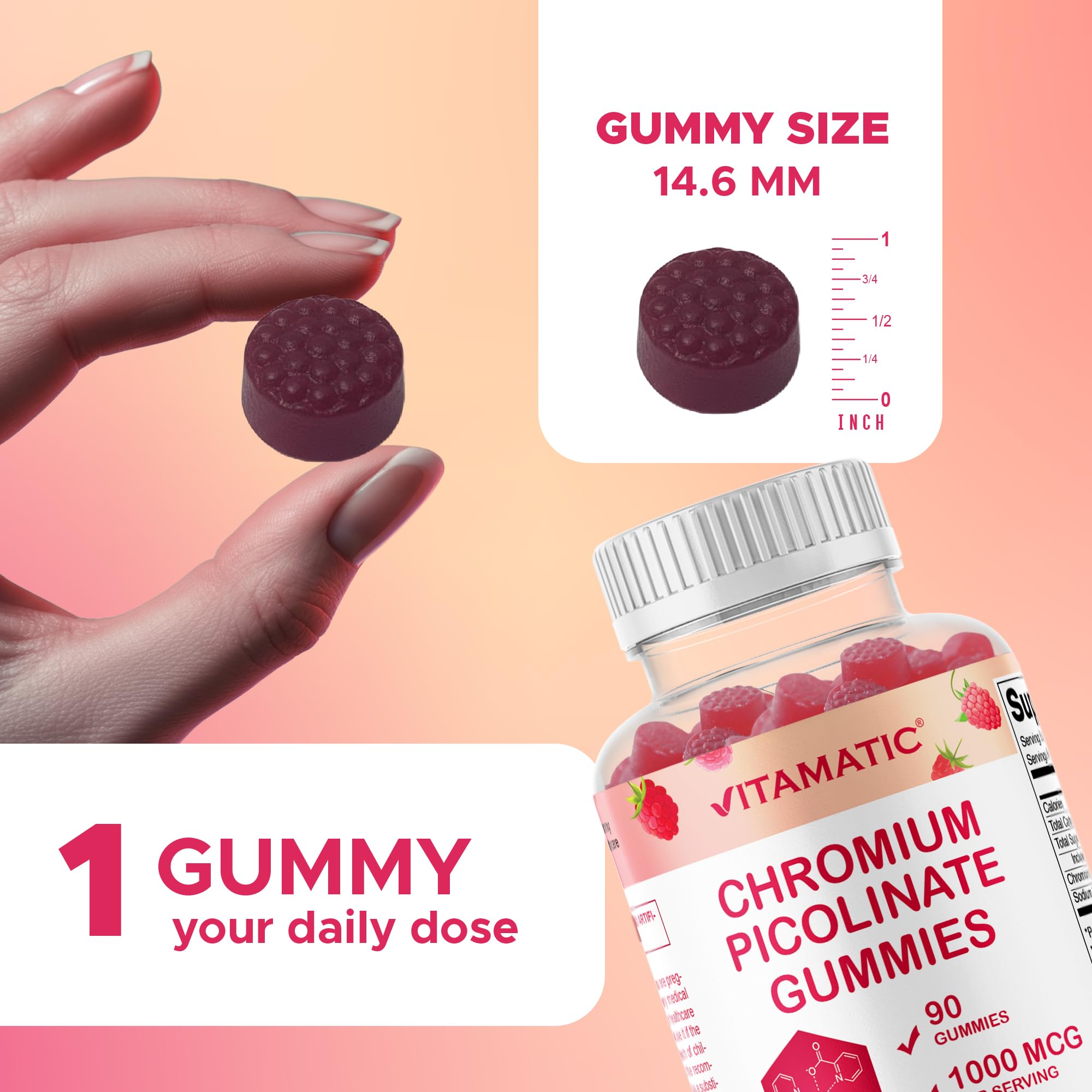 Vitamatic Chromium Picolinate 440g ingredients list