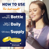 Vitamatic Cod Liver Oil Softgel Capsules 1000mg packaging