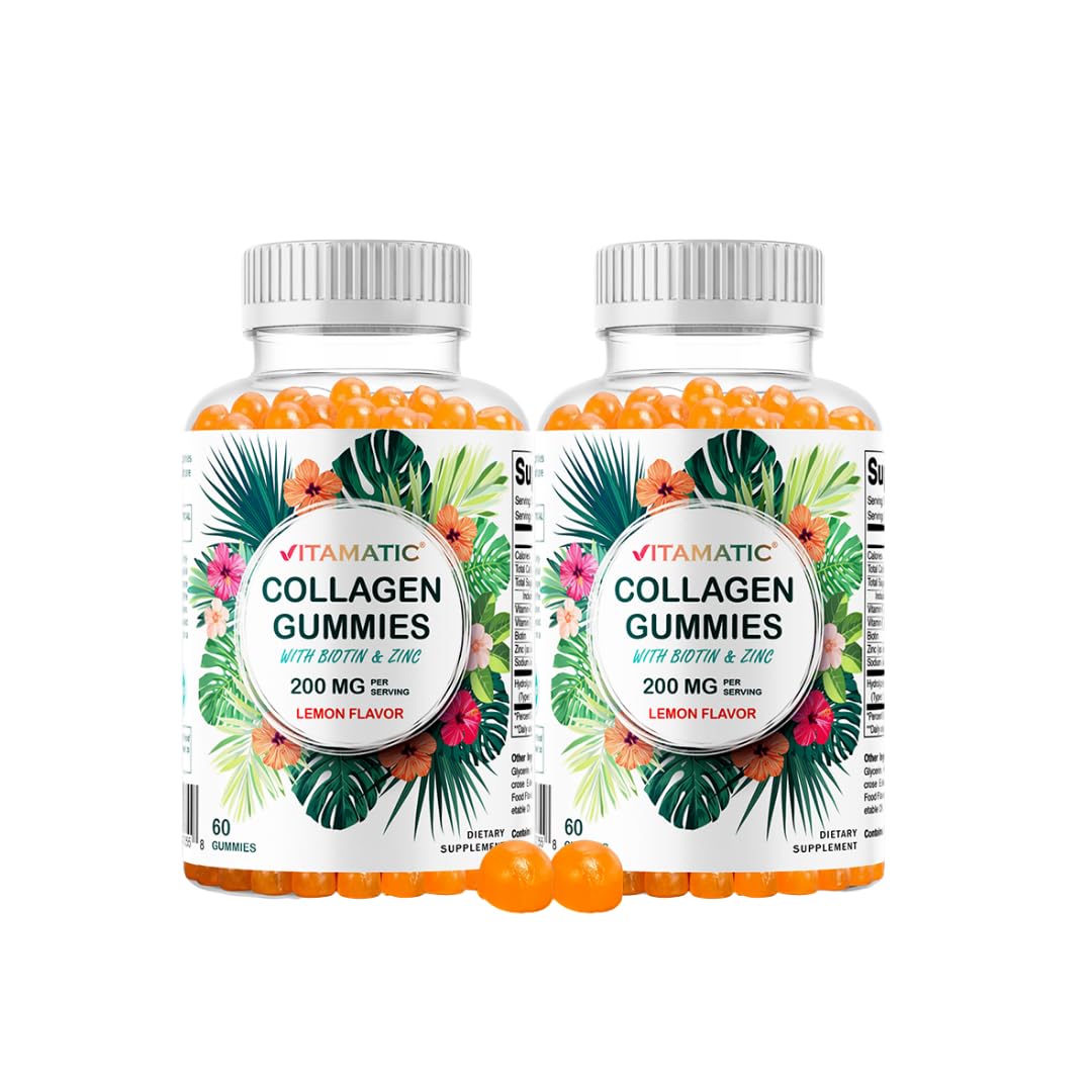 Vitamatic Collagen Gummies front view packaging