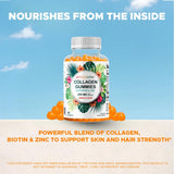 Vitamatic Collagen Gummies showing ingredients list