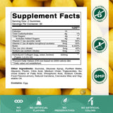 Vitamatic Collagen Gummies tropical flavour close-up