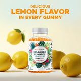 Vitamatic Collagen Gummies with fresh tropical fruit