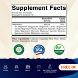 Vitamatic Complete 10-in-1 Magnesium Blend nutritional information