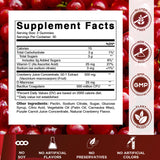Vitamatic Cranberry Gummies showing the gummies in a bowl