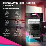 Vitamatic Creatine Monohydrate Powder mixed in a glass of water