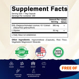 Vitamatic DGL Licorice Root Capsules 380mg side view