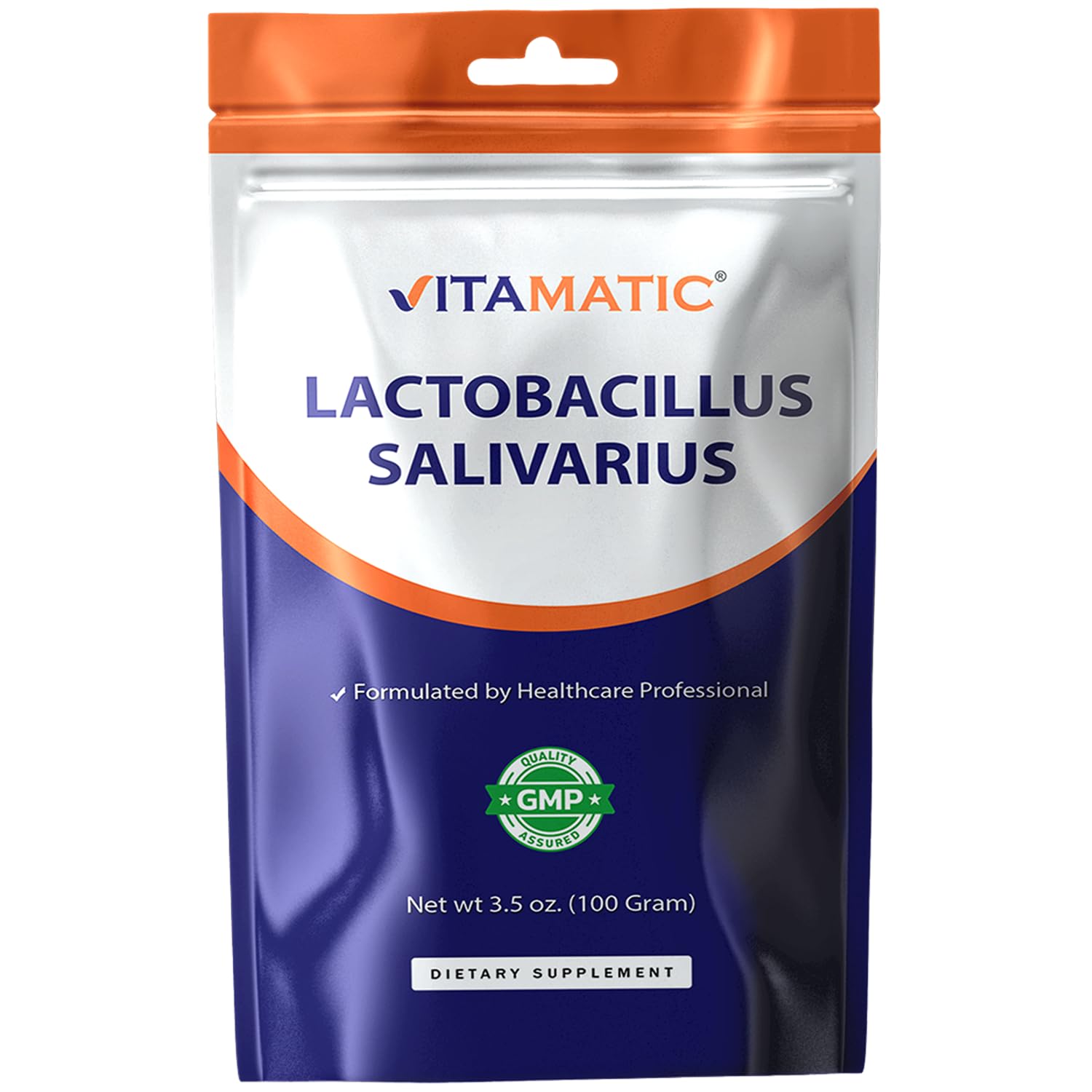 Vitamatic Dietary Fibre Powder front view packaging