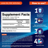 Vitamatic Dietary Fibre Powder side view with scoop