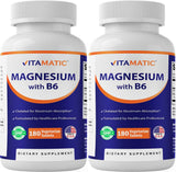 Vitamatic Extra Strength Magnesium Supplement 500mg front view