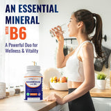 Vitamatic Extra Strength Magnesium Supplement 500mg with a measuring spoon