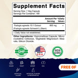 Vitamatic Fadogia Agrestis 10:1 Extract 600 mg Veg Capsules side view