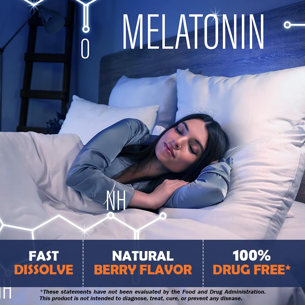 Vitamatic Fast Dissolve Melatonin Sleep Supplement ingredients list