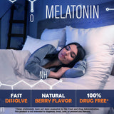Vitamatic Fast Dissolve Melatonin Sleep Supplement ingredients list