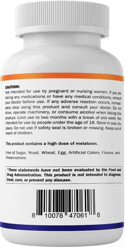 Vitamatic Fast Dissolve Melatonin Supplement on a table