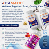 Vitamatic Fast Dissolve Melatonin Supplement with Vitamin B6
