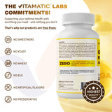 Vitamatic Fish Oil Triple Strength 3600mg softgels back label
