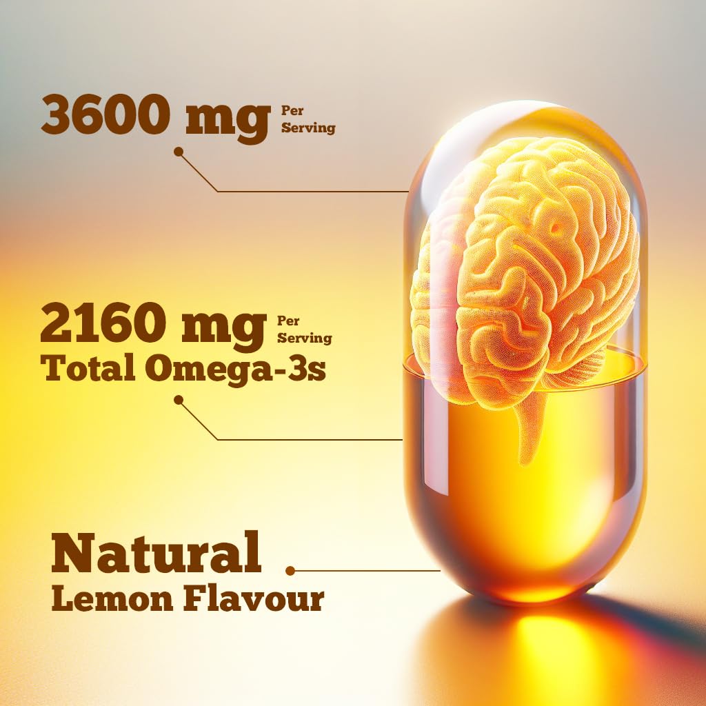 Vitamatic Fish Oil Triple Strength 3600mg softgels in hand