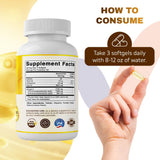 Vitamatic Fish Oil Triple Strength 3600mg softgels with natural lemon flavour