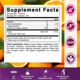 Vitamatic Folic Acid Gummies 1000 mcg bottle side view