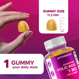 Vitamatic Folic Acid Gummies 1000 mcg nutritional information