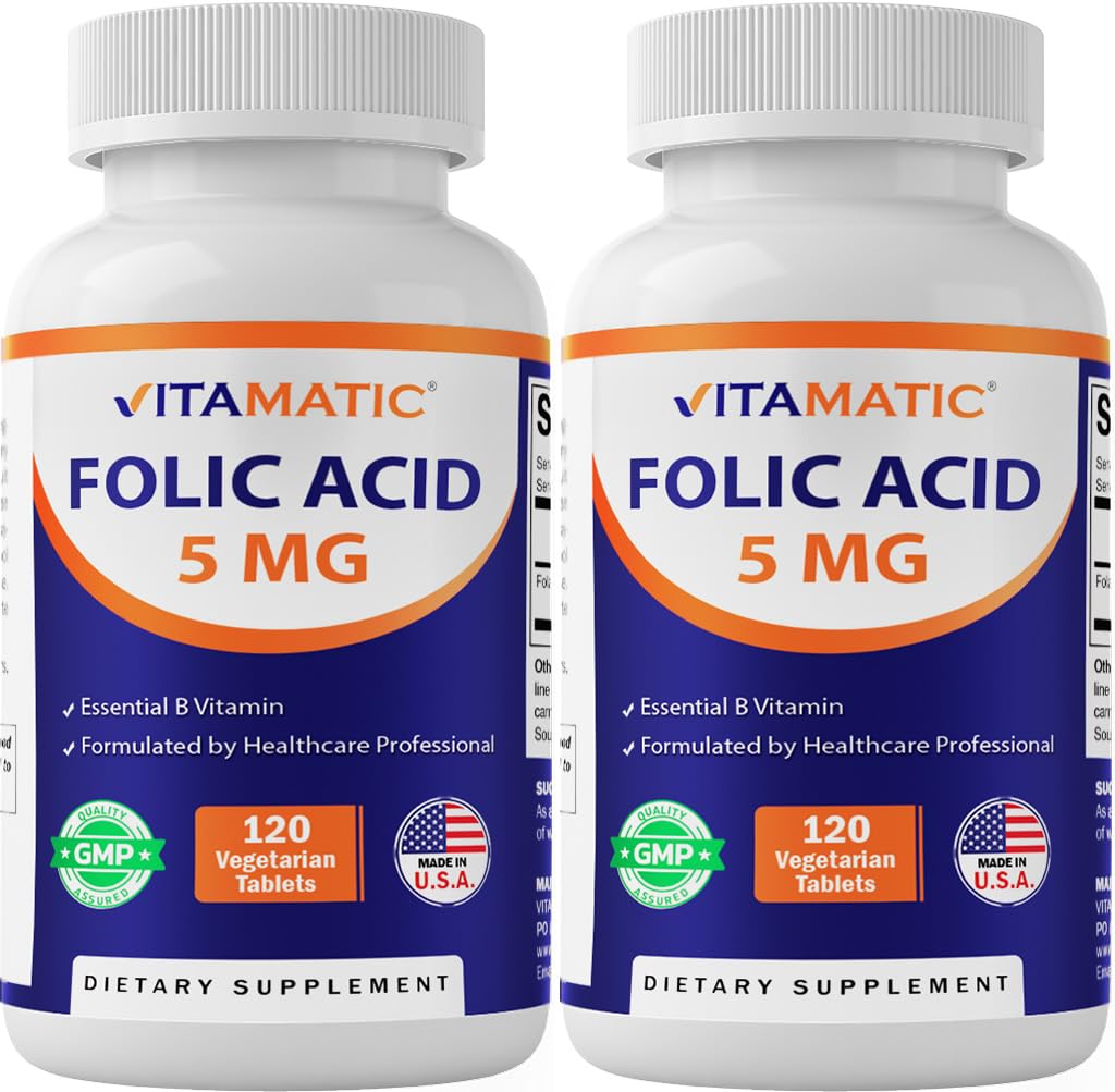 Vitamatic Folic Acid Supplement 118g front view