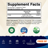 Vitamatic Folic Acid Supplement 181g side view