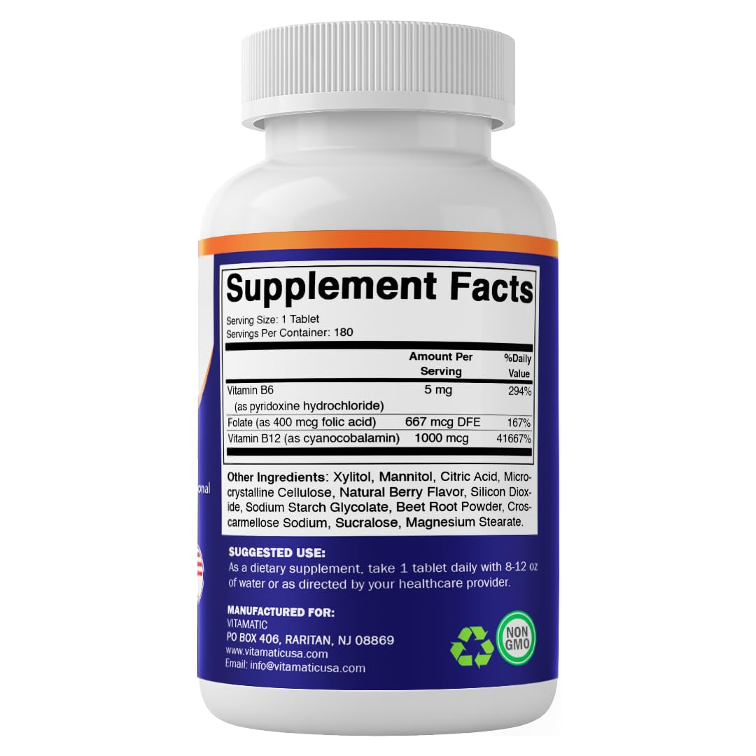Vitamatic Folic Acid Vitamin B Complex Supplement lifestyle scene