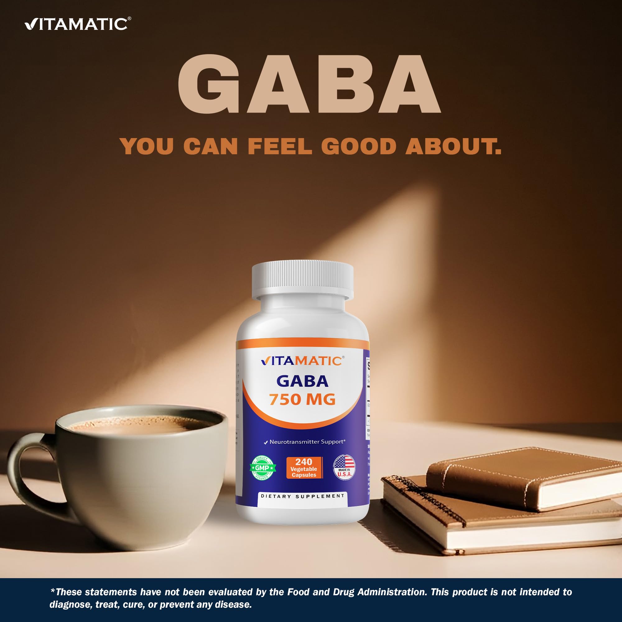 Vitamatic GABA Capsules in a lifestyle setting