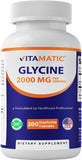 Vitamatic Glycine 2000mg 300 capsules front view