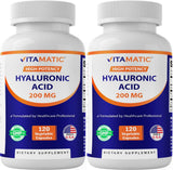 Vitamatic Hyaluronic Acid Supplement 181g front view