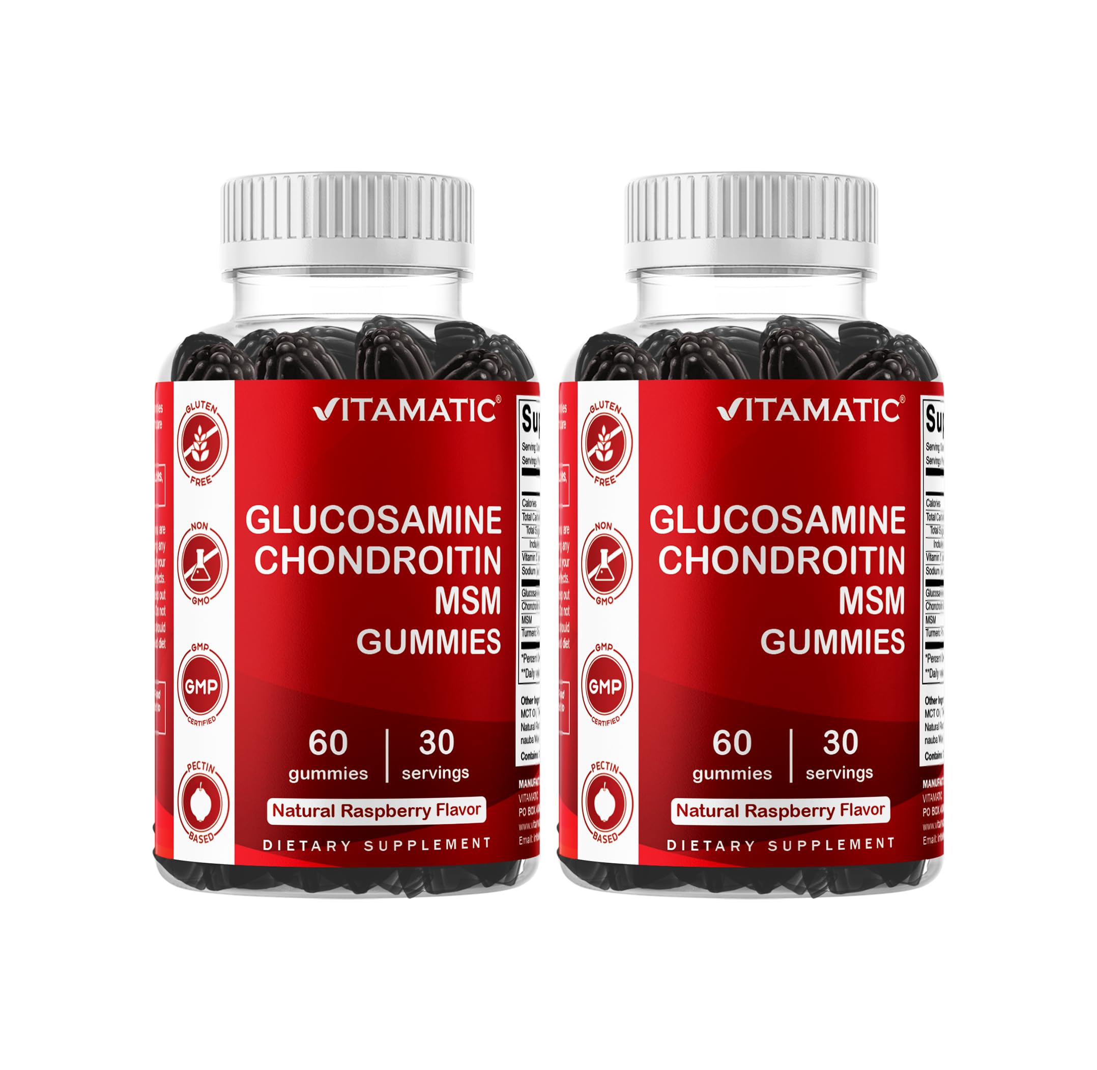 Vitamatic Joint Health Gummies front view with packaging