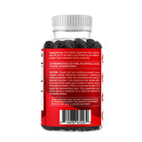 Vitamatic Joint Health Gummies with a fresh raspberry background