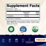 Vitamatic L-Tryptophan 1000 mg 120 tablets side view