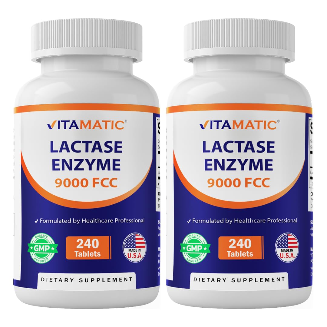 Vitamatic Lactose Intolerance Relief Caplets front view