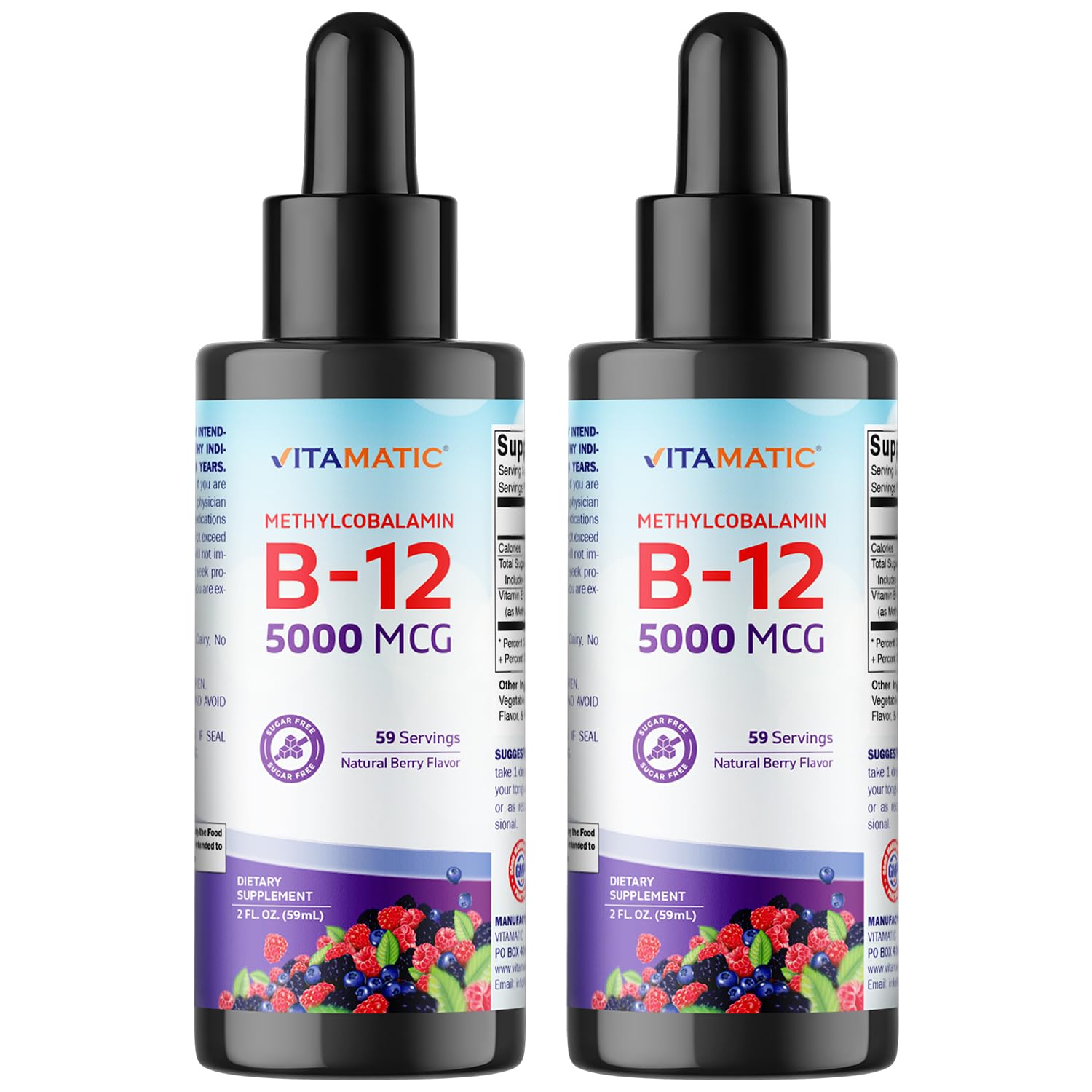 Vitamatic Liquid B12 Supplement 272g front view