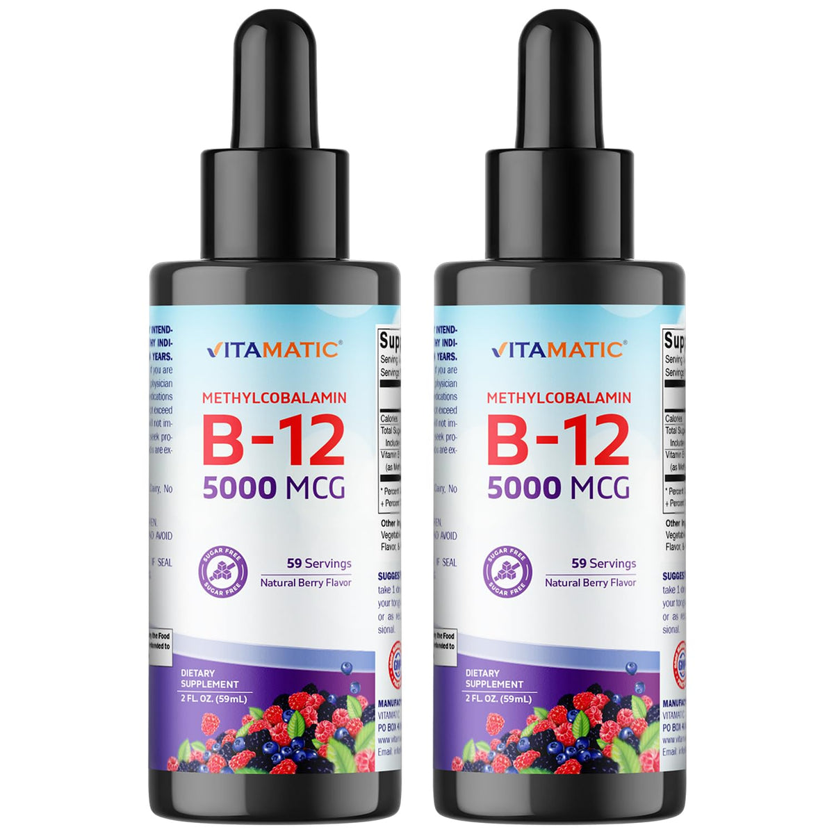 Vitamatic Liquid B12 Supplement 272g front view