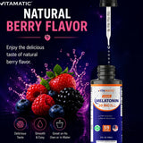 Vitamatic Liquid Melatonin 20 mg natural berry flavour