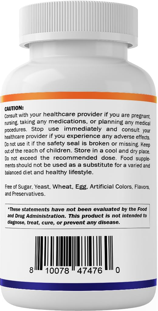 Vitamatic Lithium Orotate Supplement capsules on a wooden surface