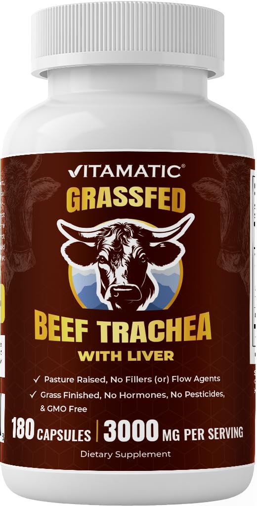 Vitamatic Liver Extract 180 Capsules front view
