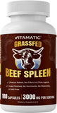 Vitamatic Liver Extract 180 capsules front view