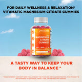 Vitamatic Magnesium Gummies in a bowl