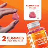 Vitamatic Magnesium Gummies ingredients list on packaging