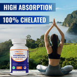 Vitamatic Magnesium Lysinate Glycinate 2000mg capsule serving suggestion