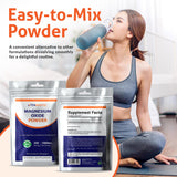 Vitamatic Magnesium Oxide Powder 1000mg unflavoured powder in a bowl