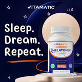 Vitamatic Melatonin 10 mg Fast Dissolve Tablets side view