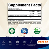 Vitamatic Melatonin 10 mg with Magnesium 200 mg side view of the bottle