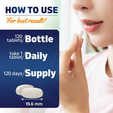 Vitamatic Melatonin 10 mg with Magnesium 200 mg tablets close-up