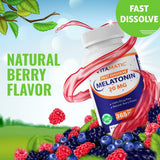 Vitamatic Melatonin 20 mg fast dissolve tablets back view
